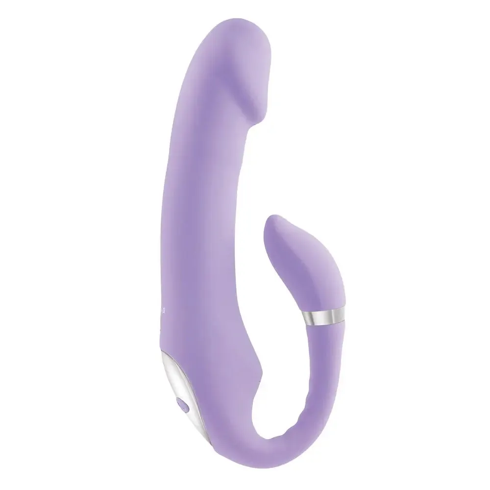 7.5-inch Evolved Silicone Purple Rechargeable G-spot Vibrator