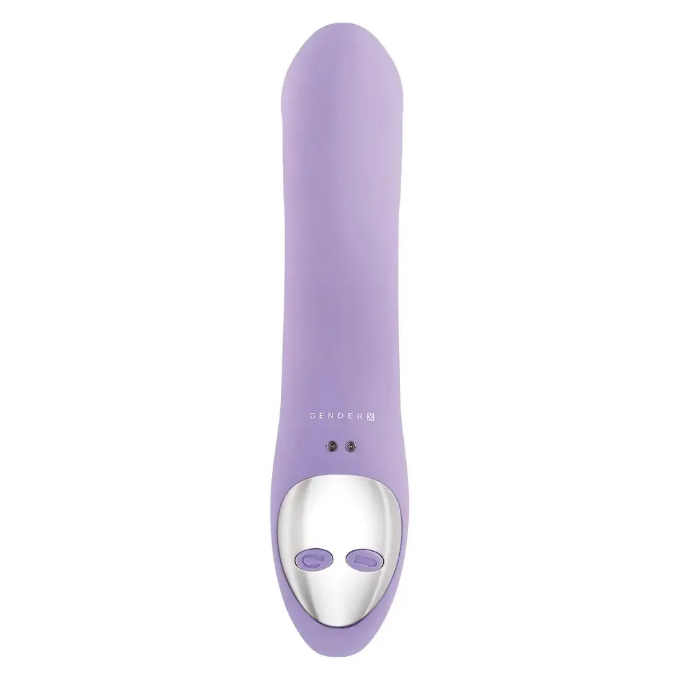 7.5-inch Evolved Silicone Purple Rechargeable G-spot Vibrator
