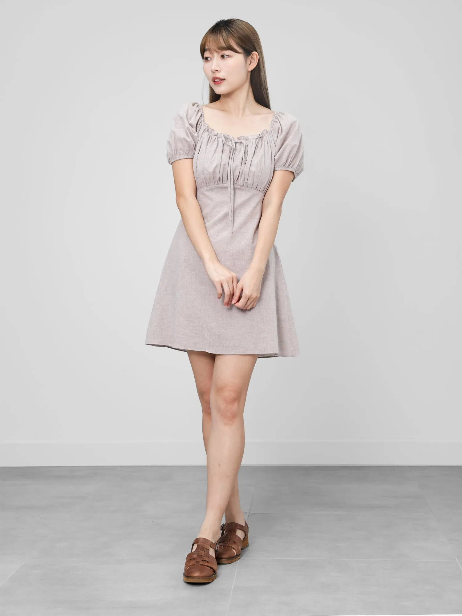 Abrielle Puff Sleeve Dress