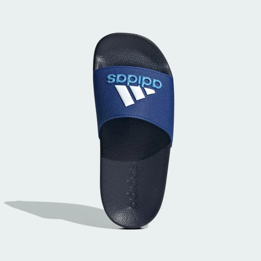 ADILETTE KID'S SHOWERT ROYAL BLUE/WHITE SLIDES