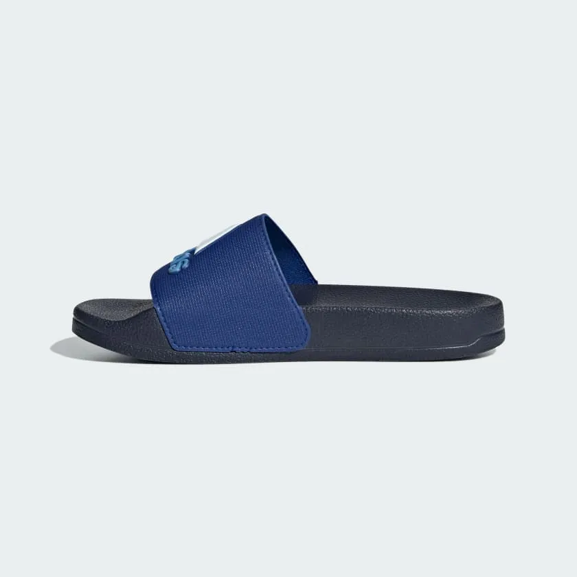 ADILETTE KID'S SHOWERT ROYAL BLUE/WHITE SLIDES