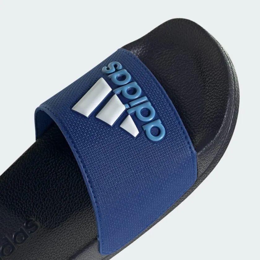 ADILETTE KID'S SHOWERT ROYAL BLUE/WHITE SLIDES