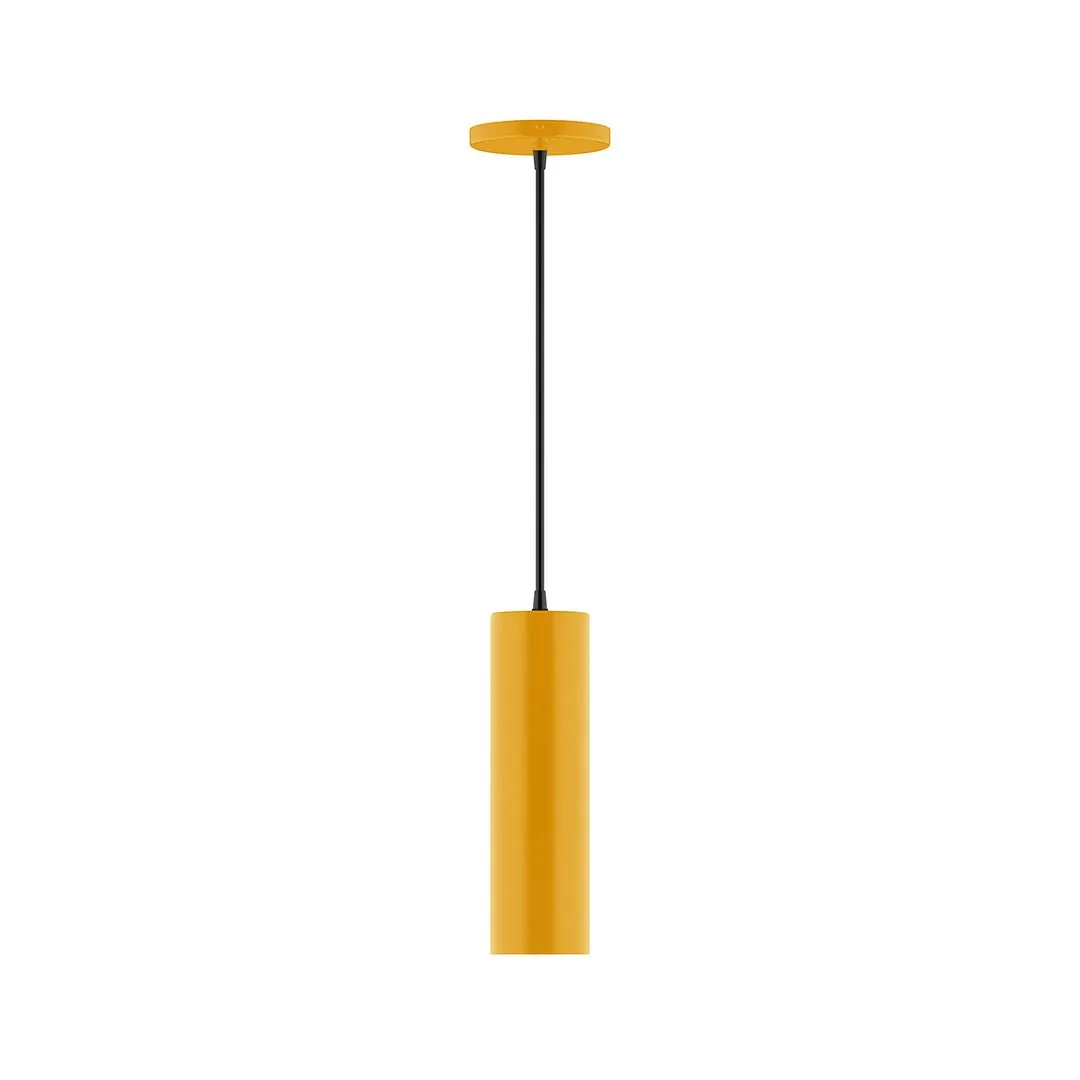 Axis Beam 12" LED Pendant Light in Bright Yellow