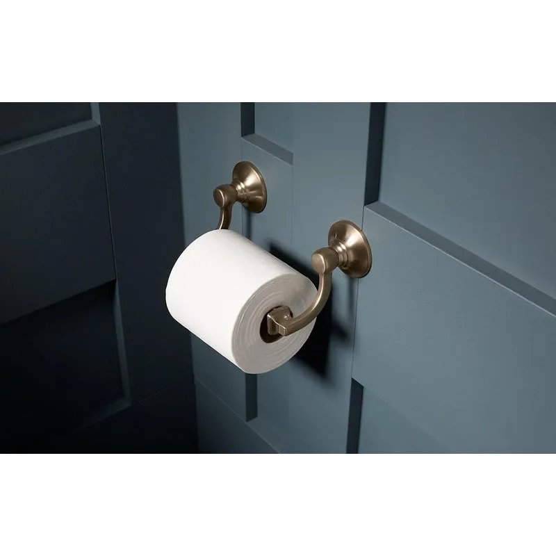 Bancroft 8.5" Toilet Paper Holder in Vibrant Brushed Nickel