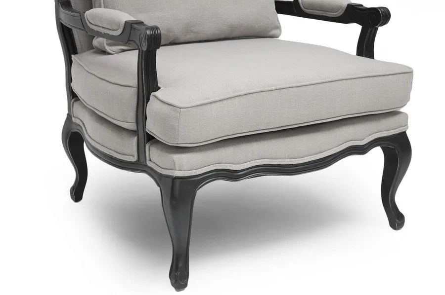 Baxton Studio Antiqued French Accent Chair