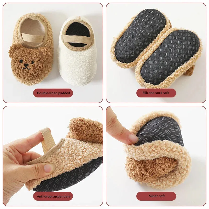 Bear Baby Slippers for Toddlers