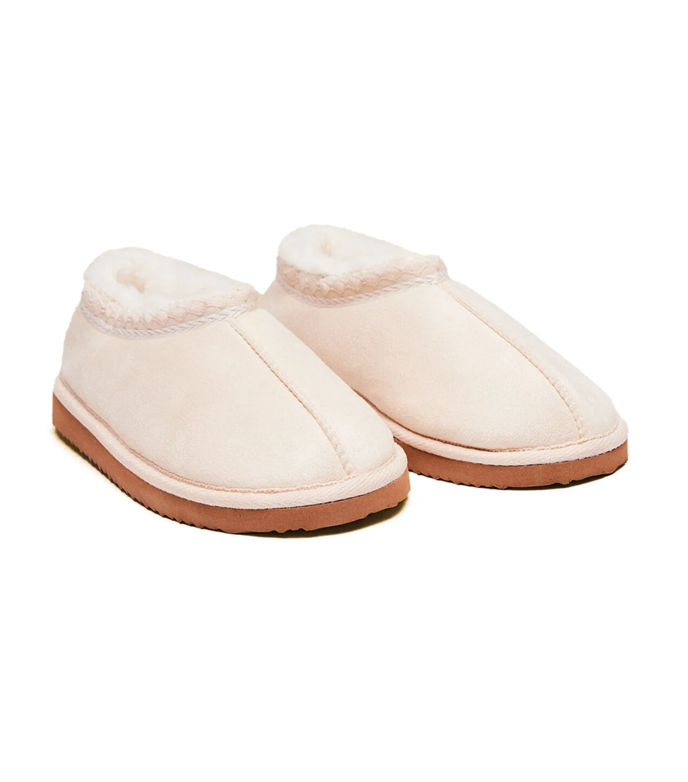 Boot-Type House Slippers Ivory