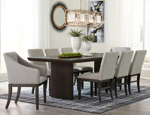 Bruxworth Dining Table and 8 Chairs Set