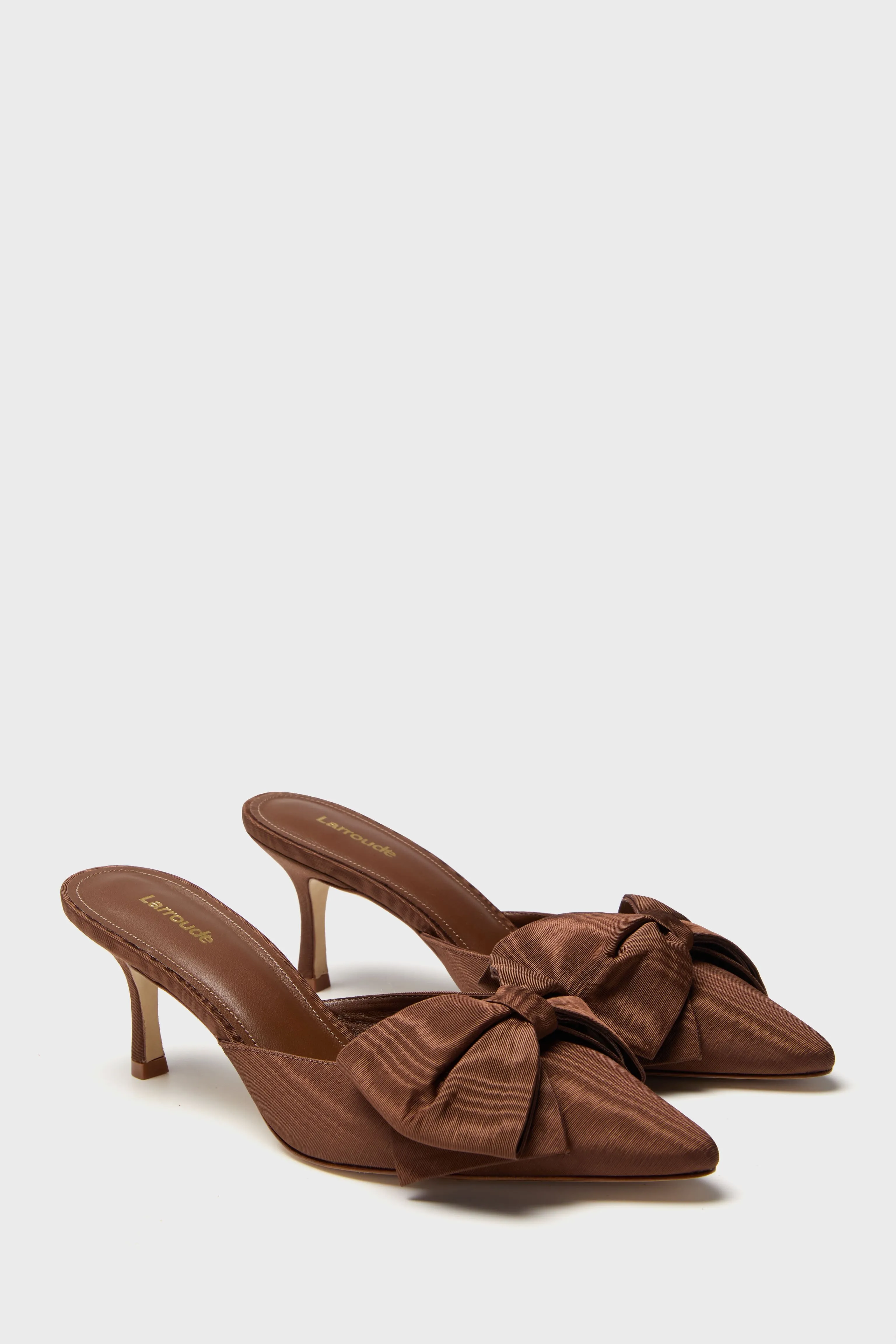 Cinnamon Fabric Mini Elle Pump