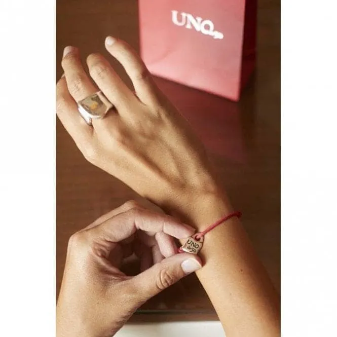Crossed Legs Golden Metal Ring