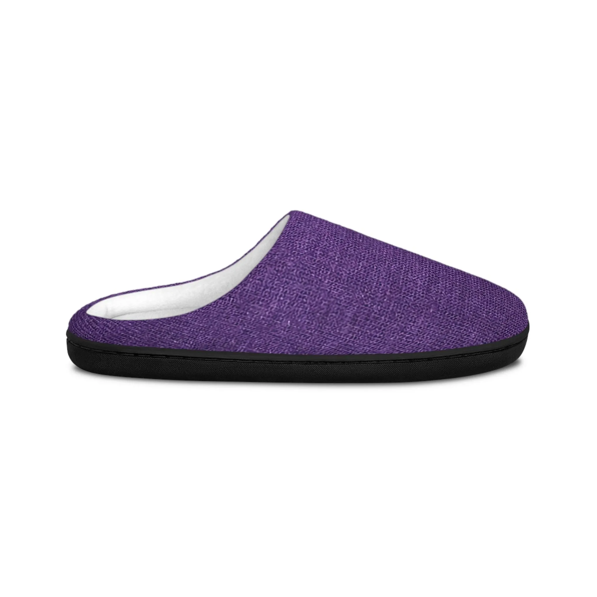 Faux Purple Silk Women's Indoor Slippers