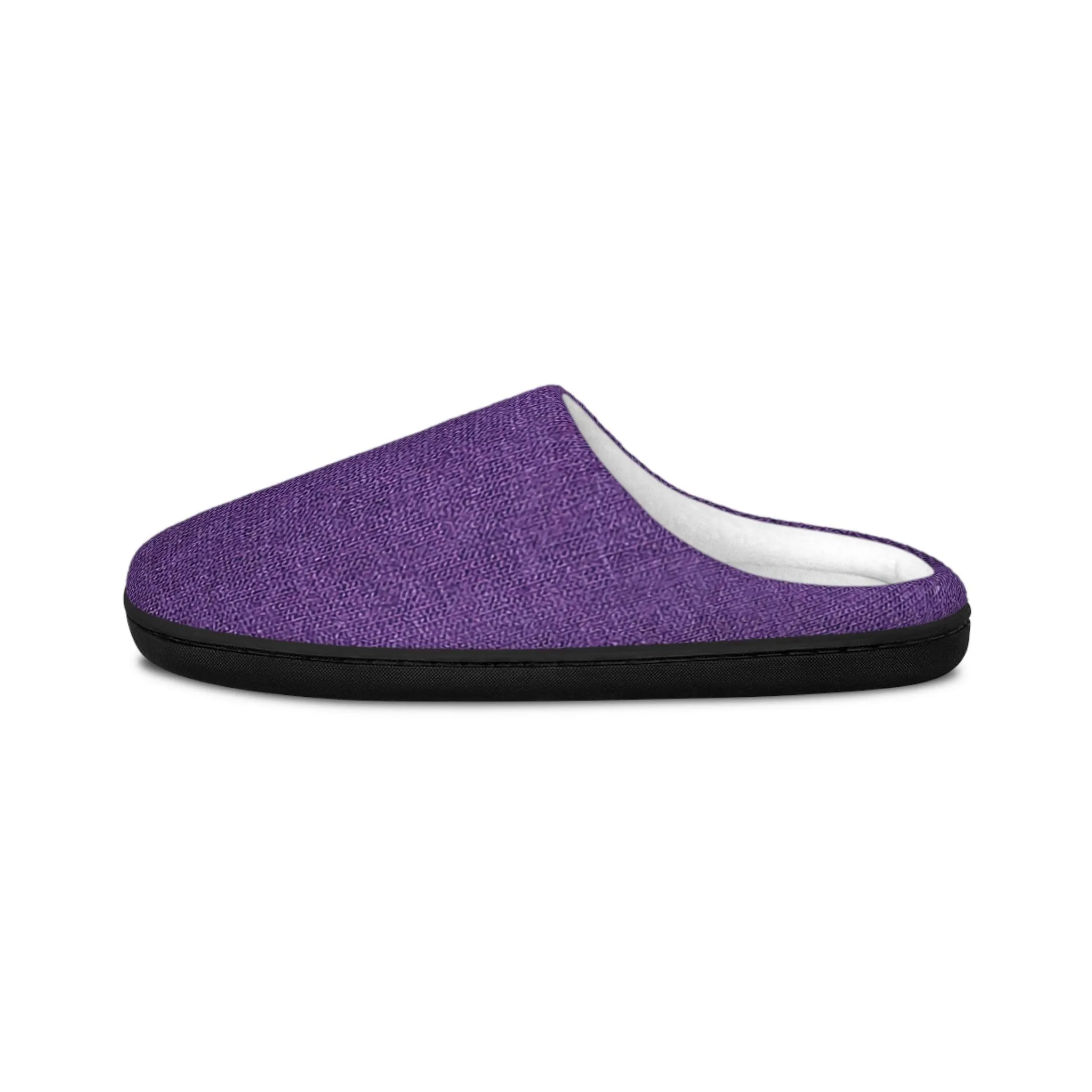 Faux Purple Silk Women's Indoor Slippers