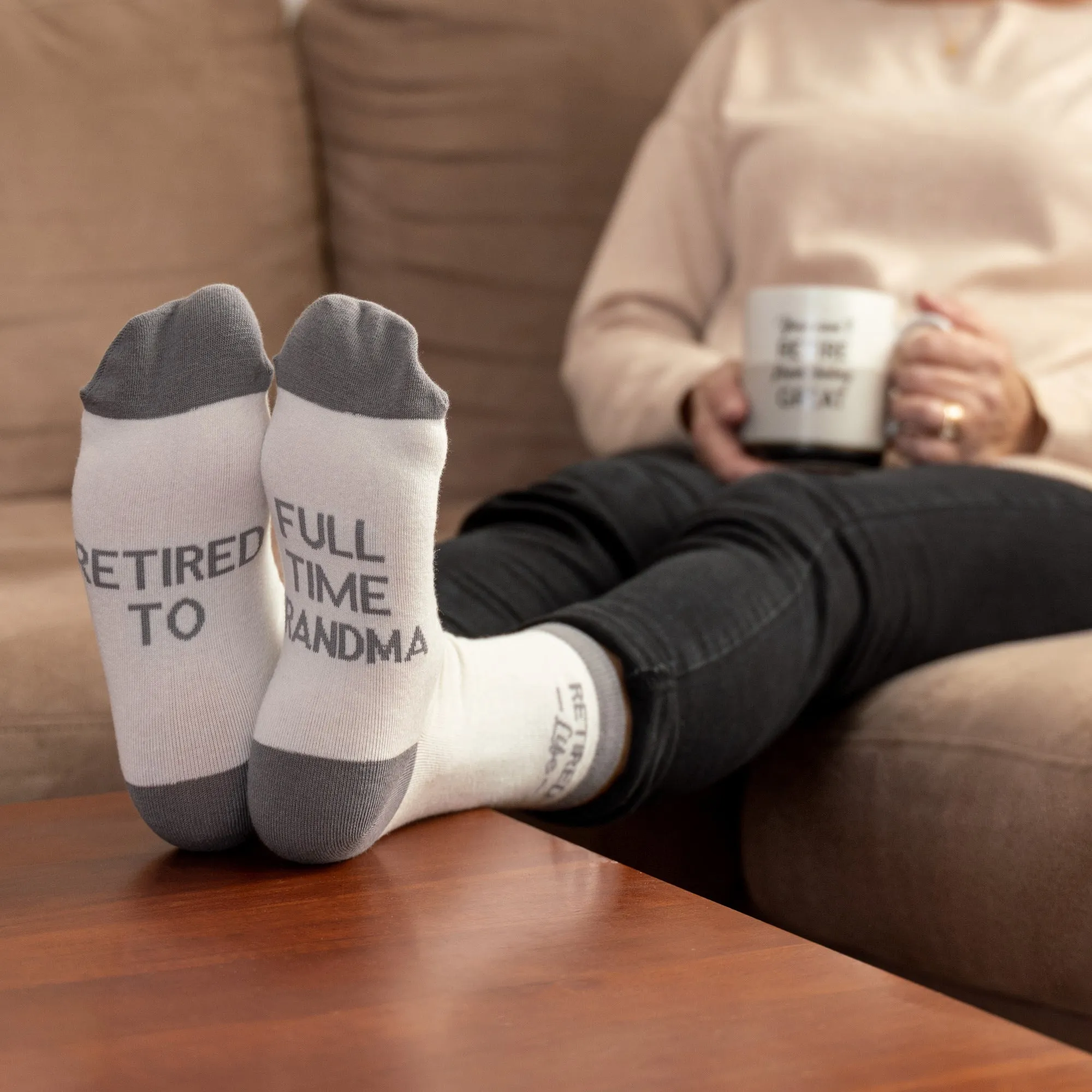 Full Time Grandma Cotton Blend Sock