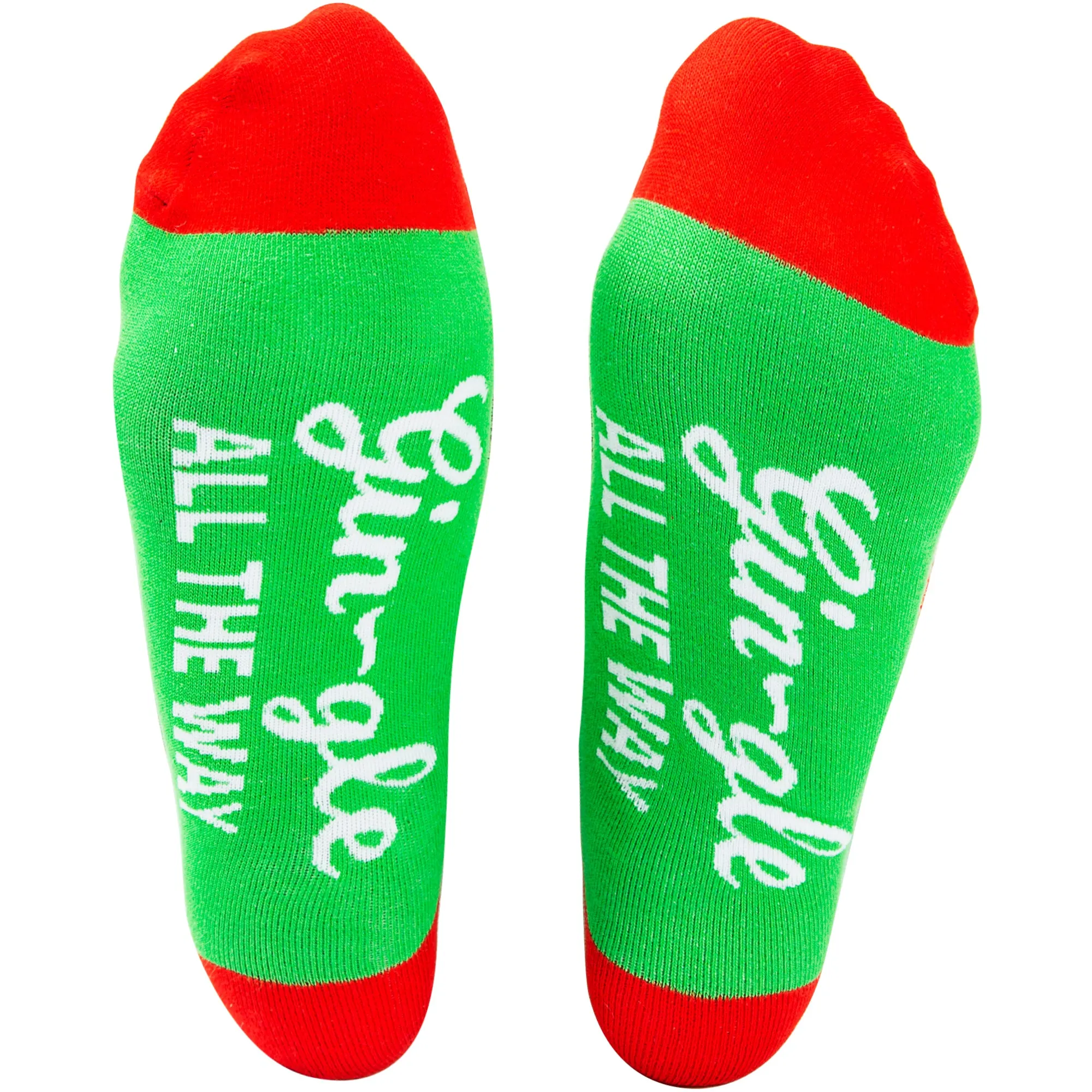 Gin-gle 4" Ornament with Unisex Holiday Socks