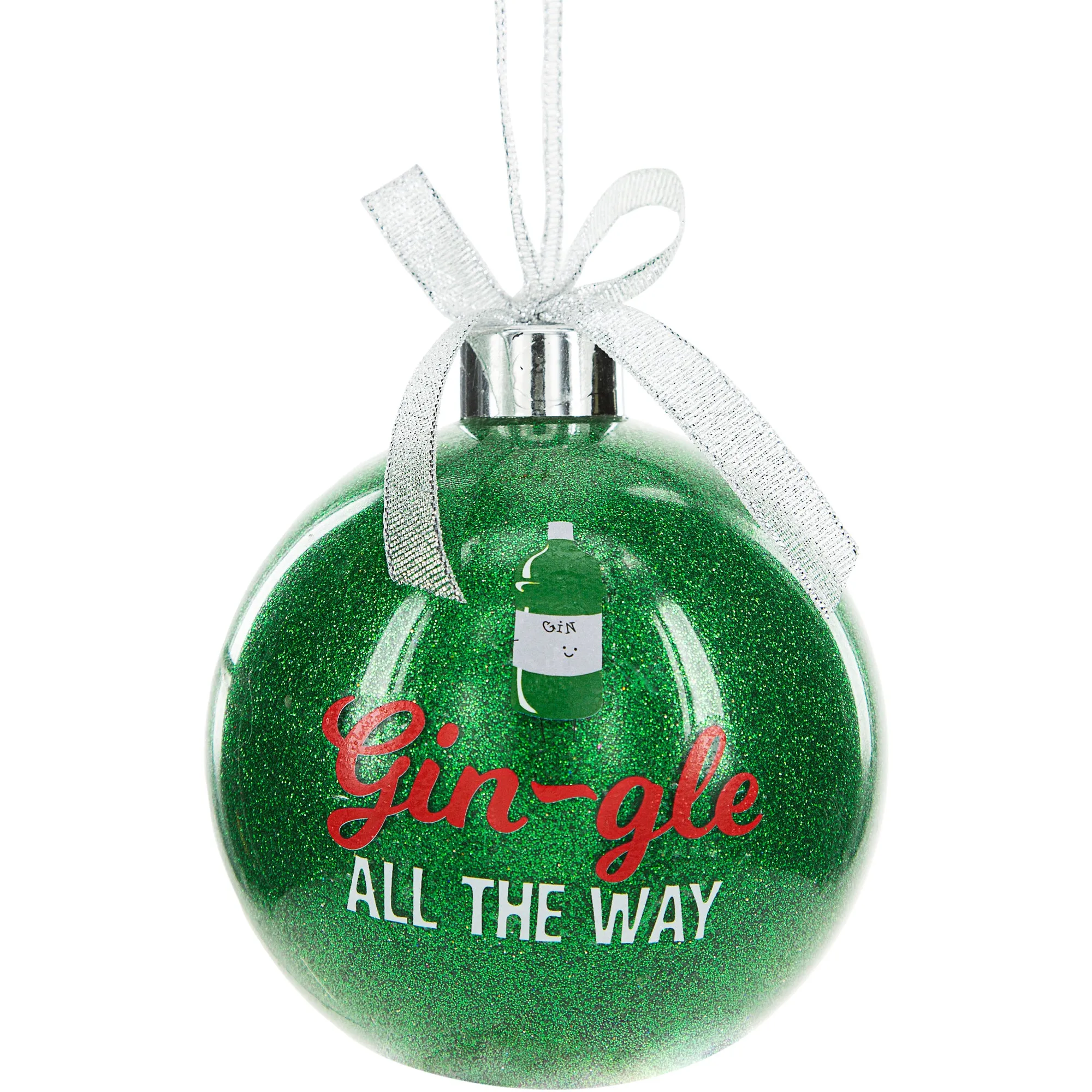 Gin-gle 4" Ornament with Unisex Holiday Socks