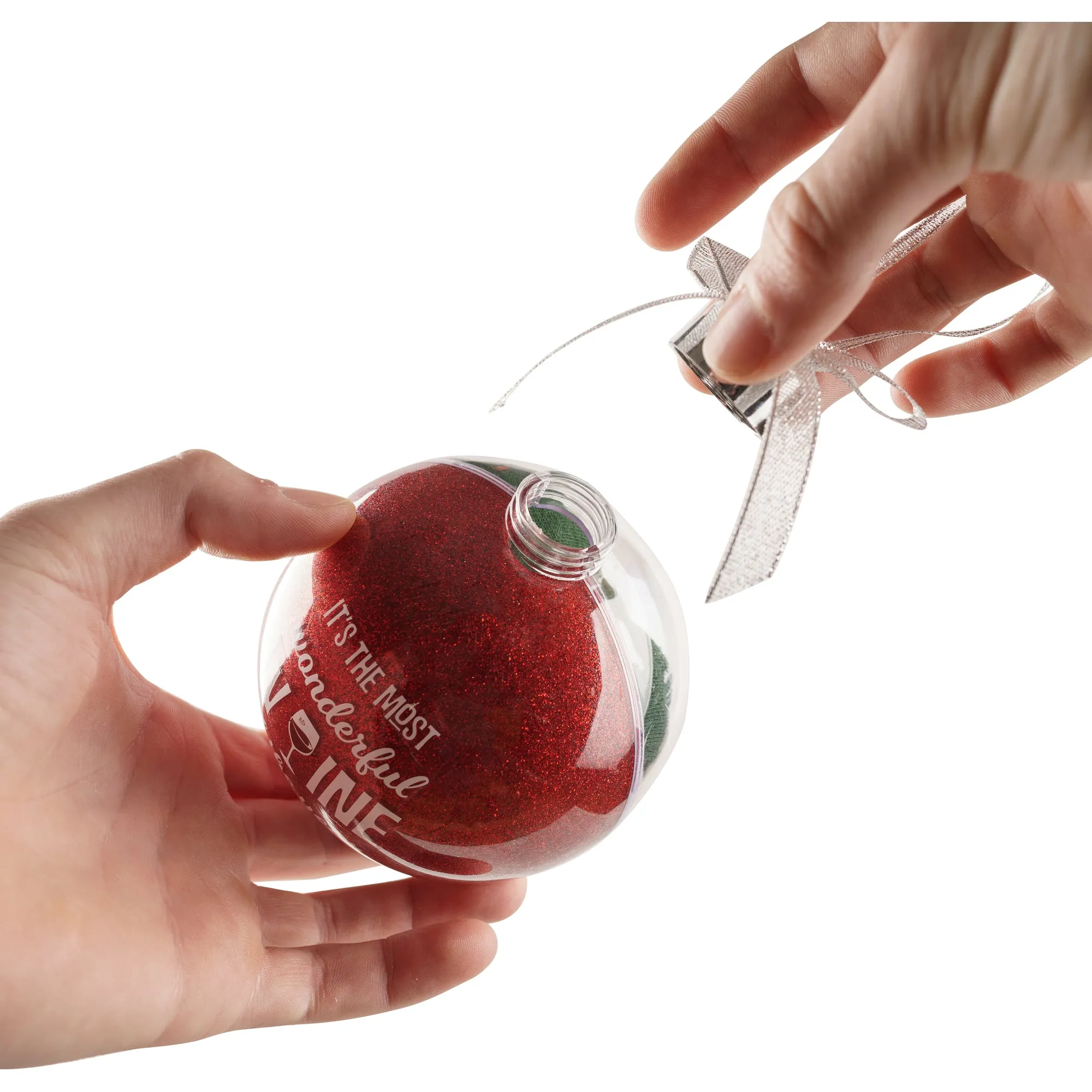 Gin-gle 4" Ornament with Unisex Holiday Socks