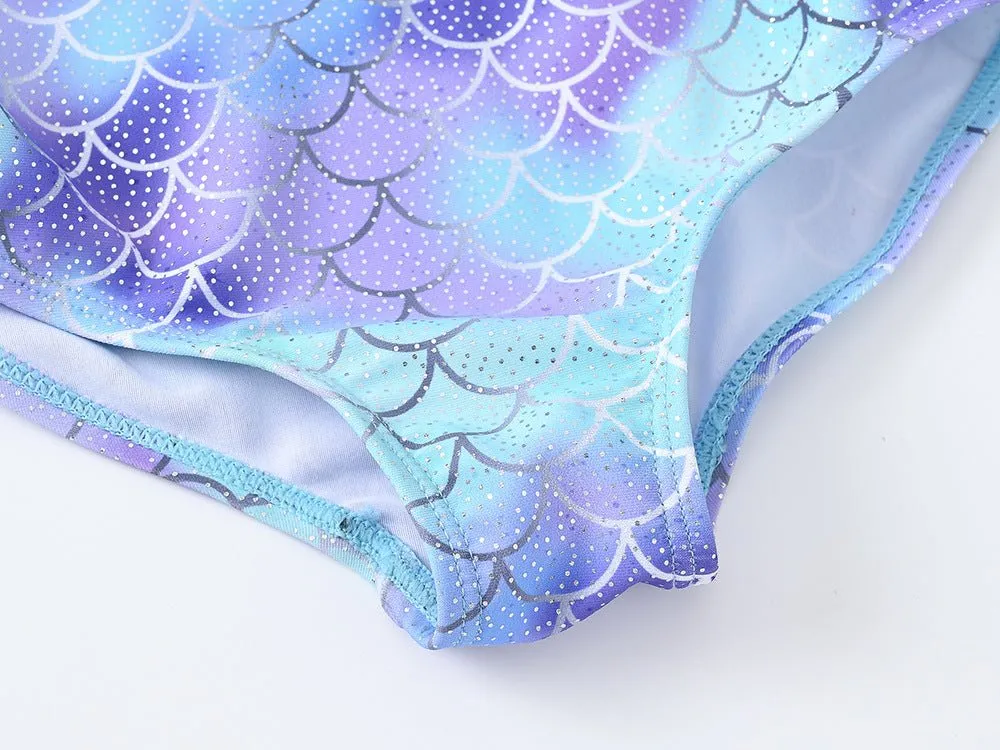 Girl Mermaid Like Swimsuit with Different Strap Styles (2 Colors)