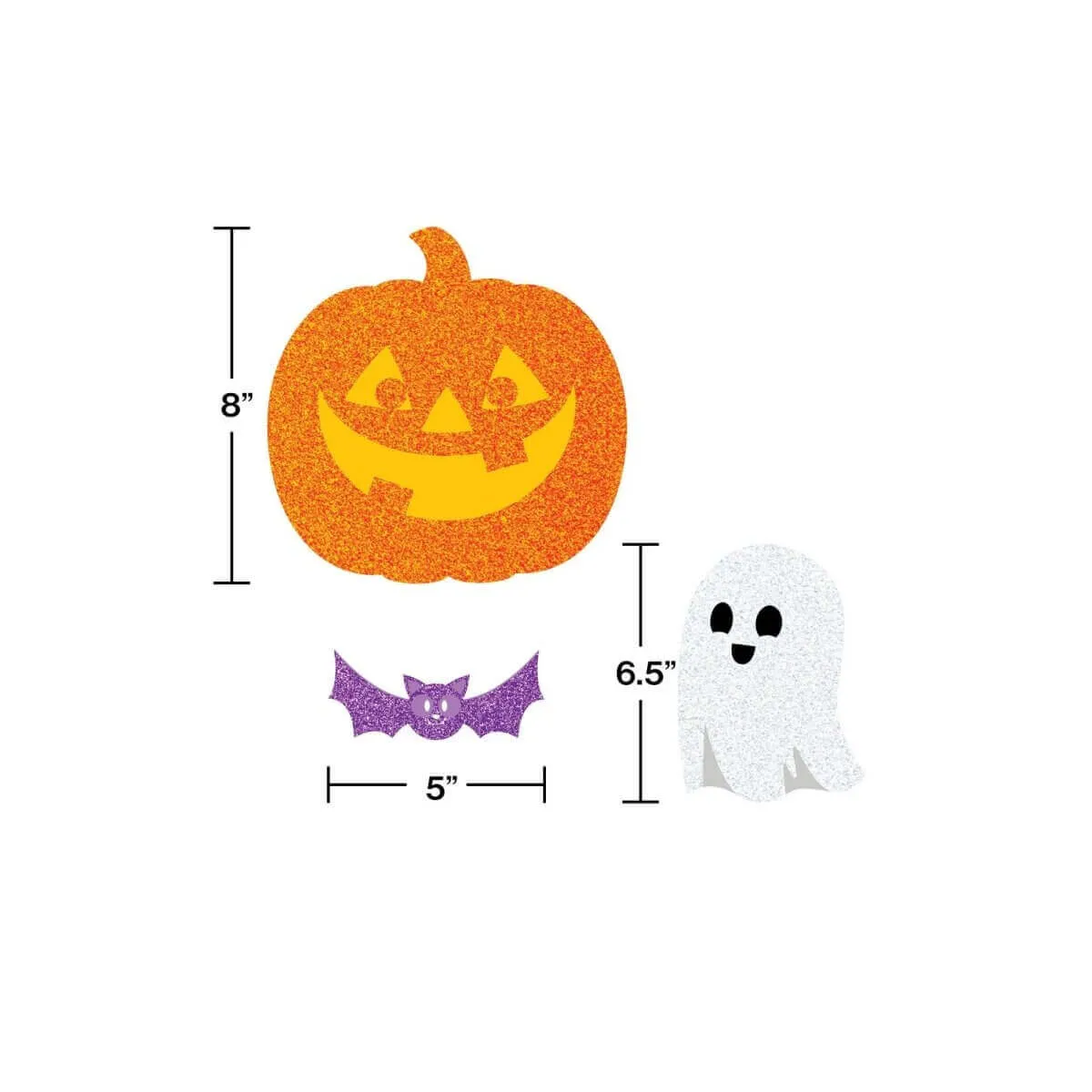 Glitter Halloween Cutouts