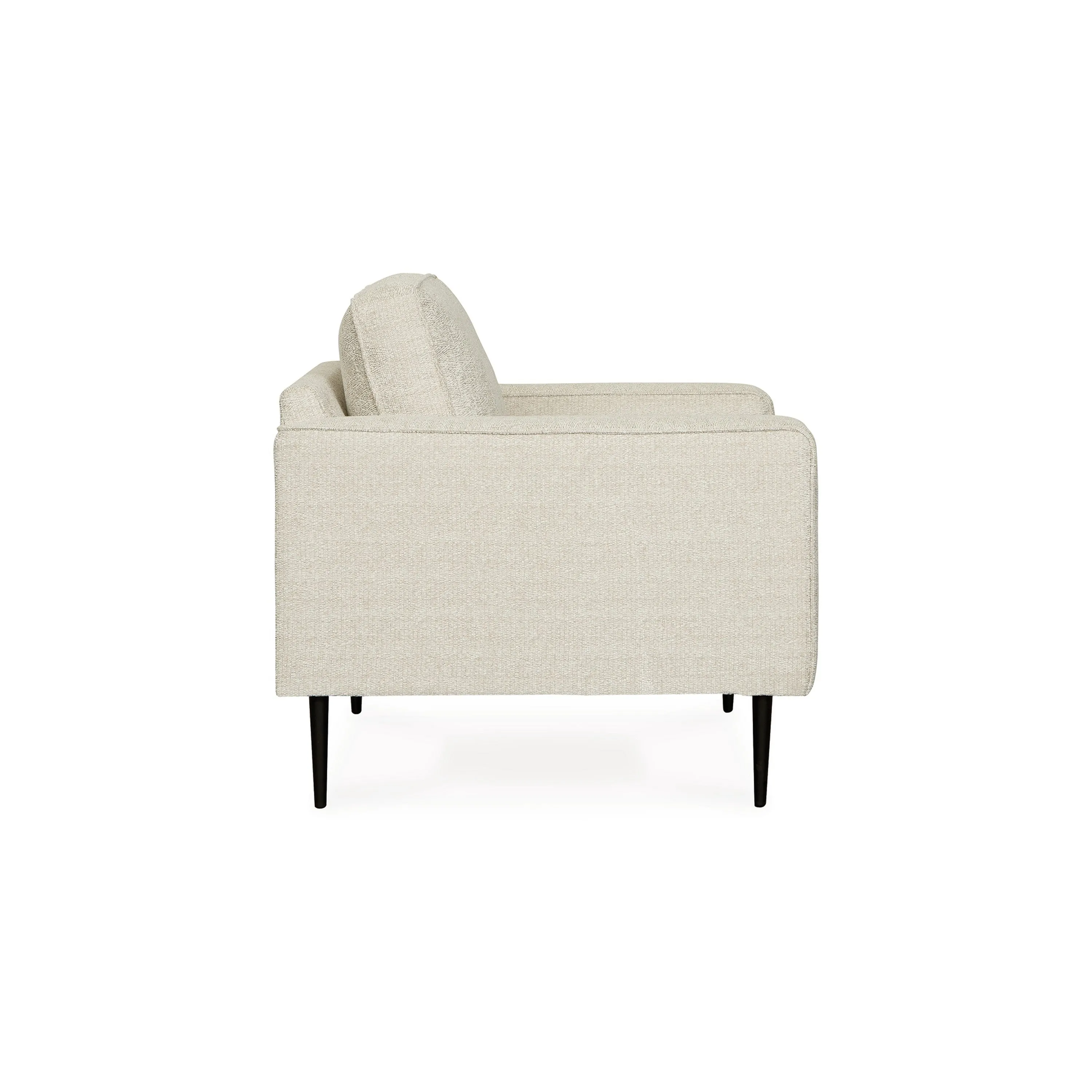 Haez 36 Inch Accent Chair, Transitional, Chevron, Light Beige Polyester By Casagear Home