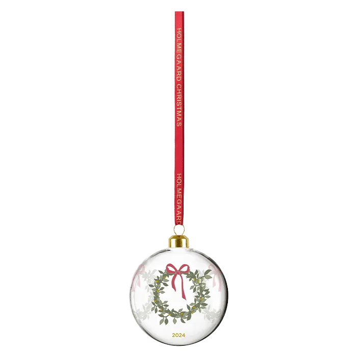 Holmegaard Annual Christmas Bauble 2024, Clear, Small