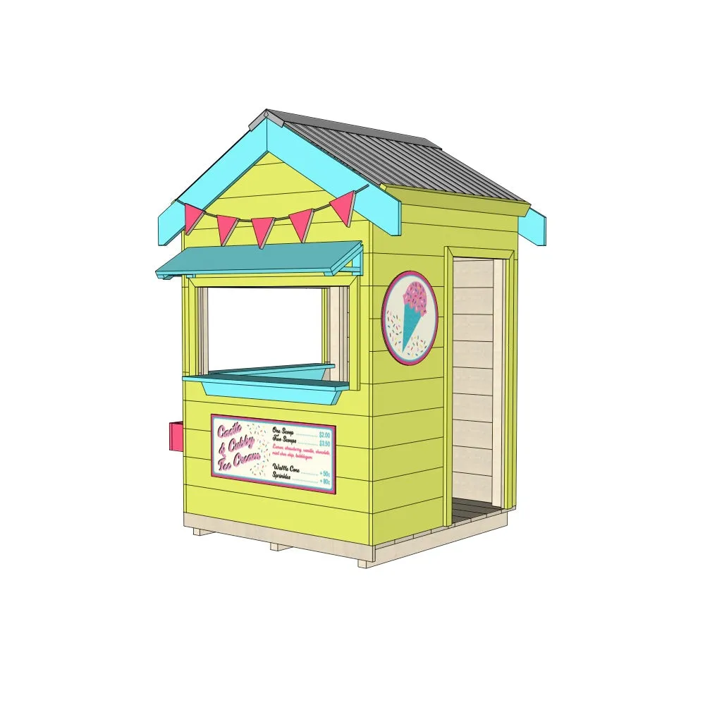 Ice Cream Shop Cubby House