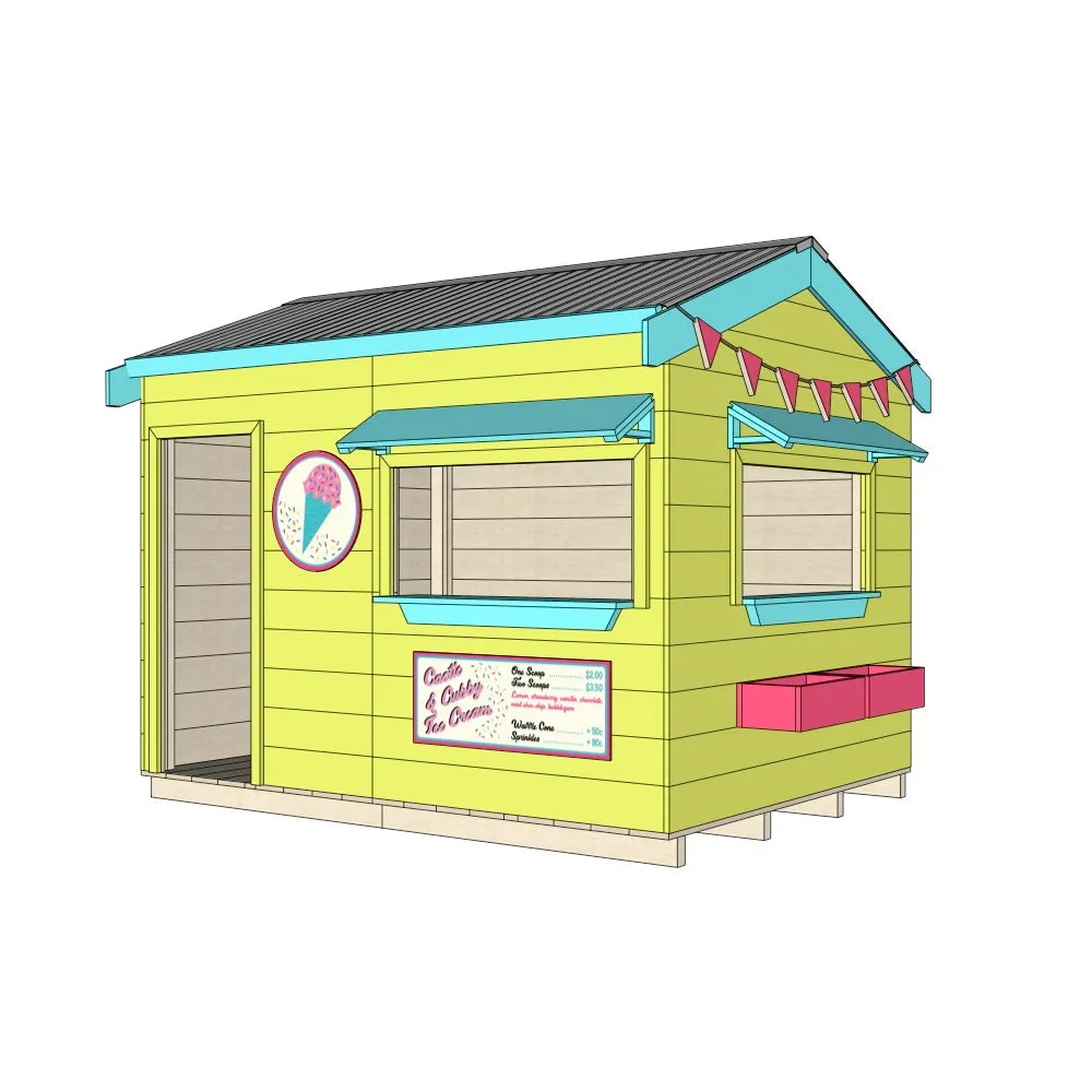 Ice Cream Shop Cubby House