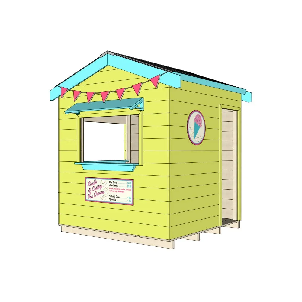 Ice Cream Shop Cubby House