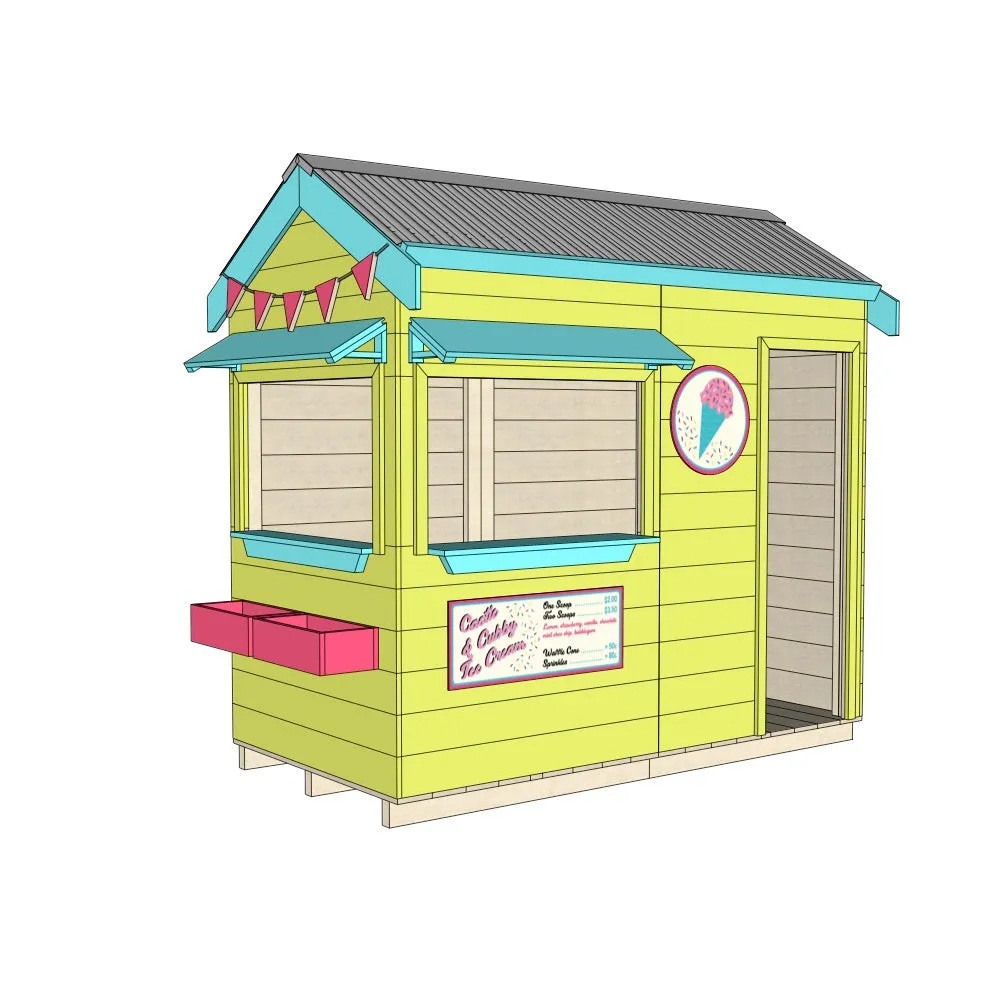 Ice Cream Shop Cubby House