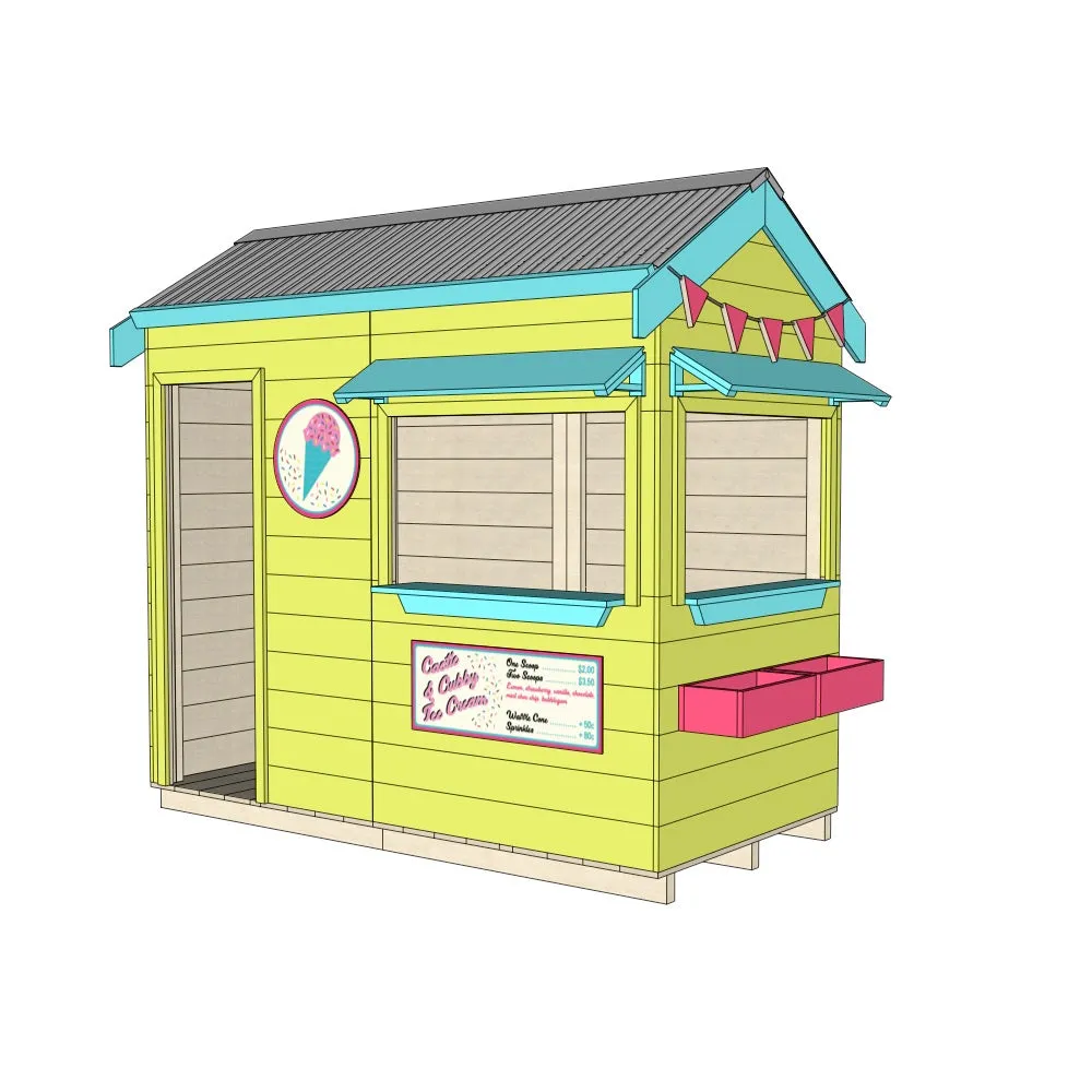 Ice Cream Shop Cubby House