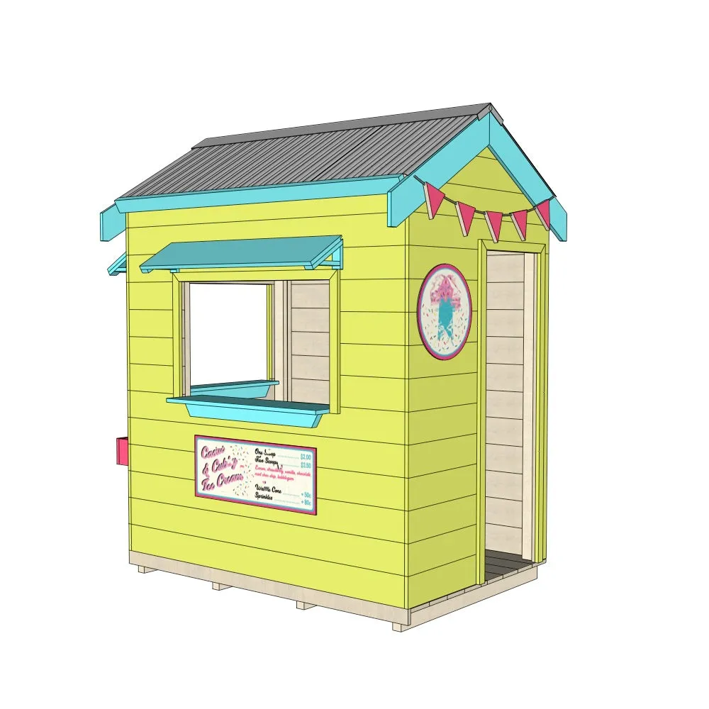 Ice Cream Shop Cubby House
