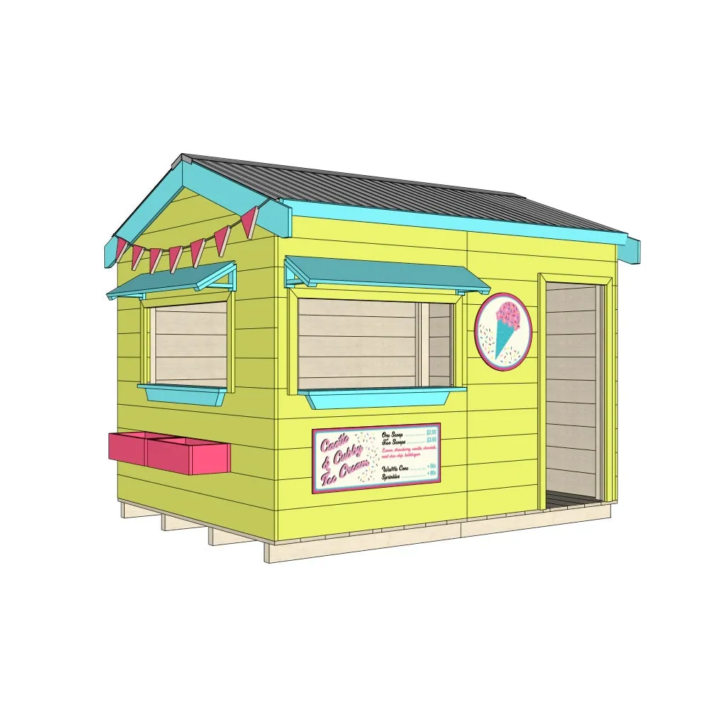 Ice Cream Shop Cubby House