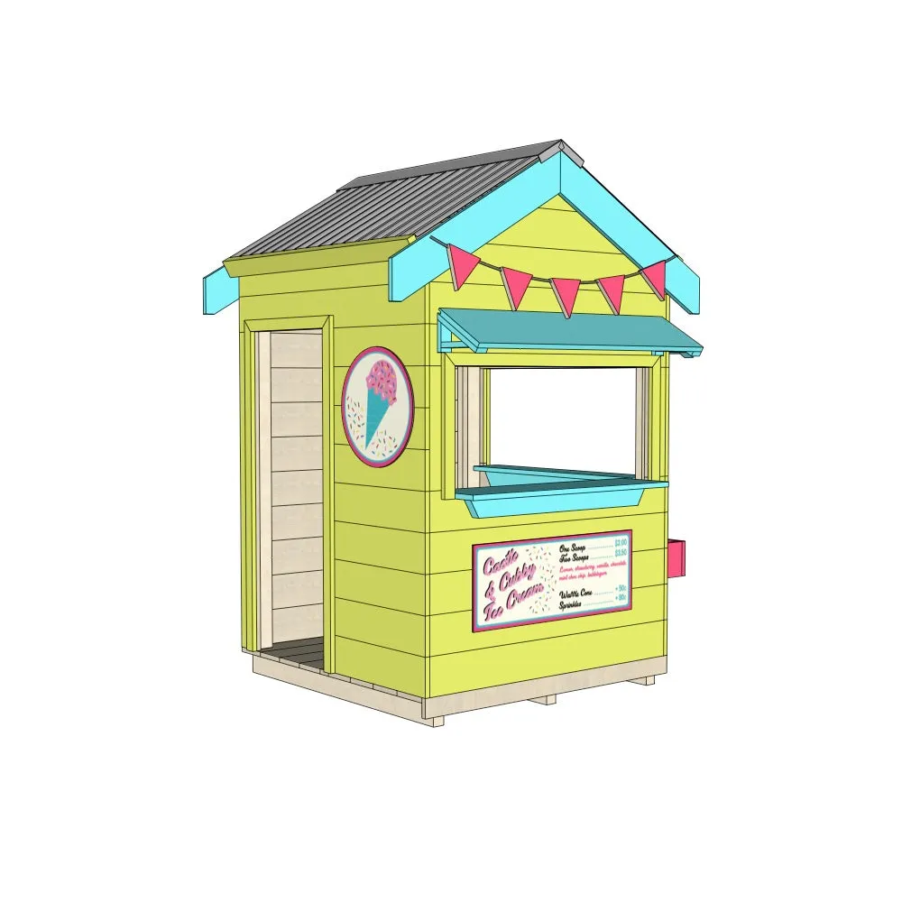 Ice Cream Shop Cubby House