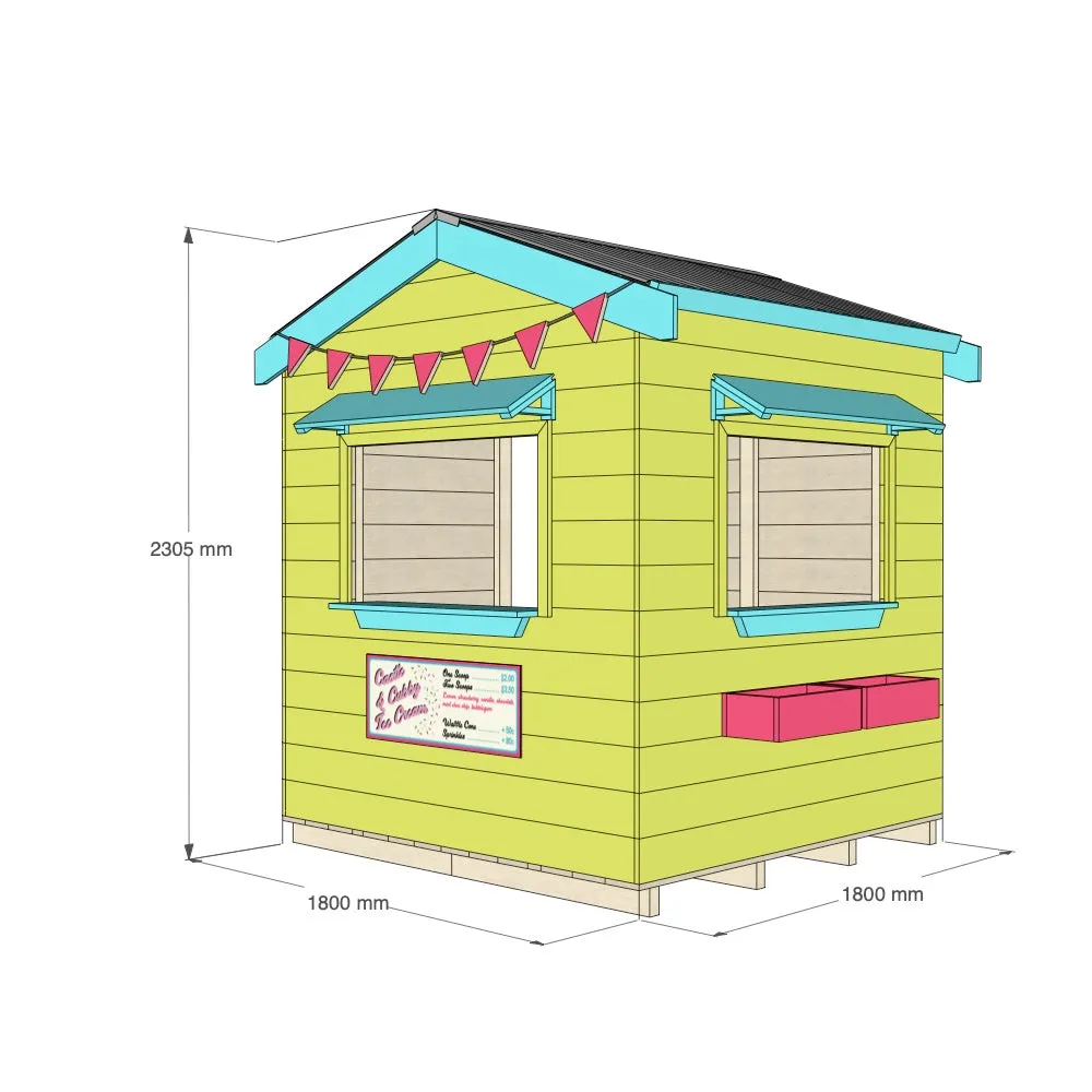 Ice Cream Shop Cubby House