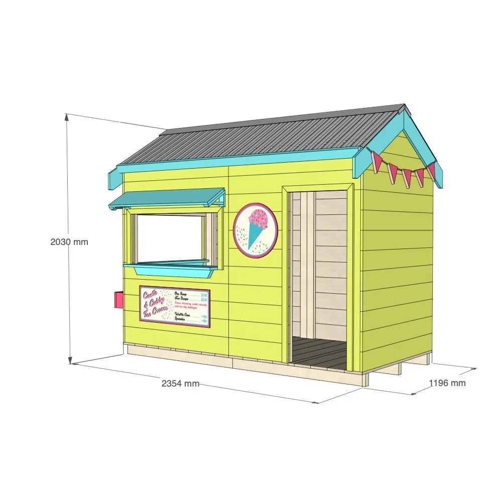 Ice Cream Shop Cubby House