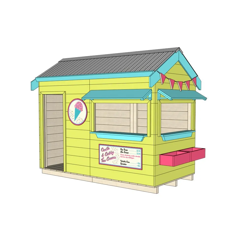 Ice Cream Shop Cubby House