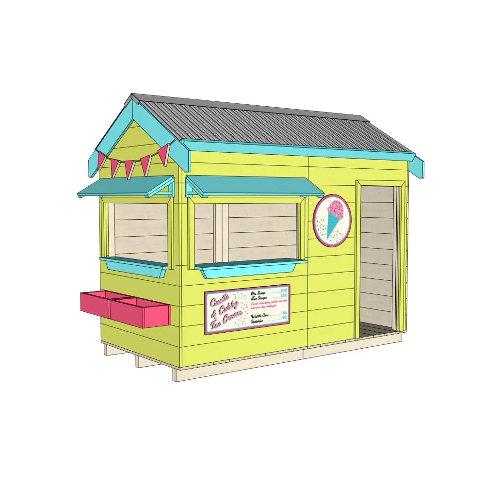 Ice Cream Shop Cubby House