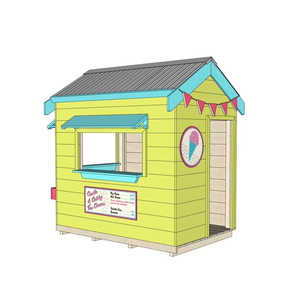 Ice Cream Shop Cubby House