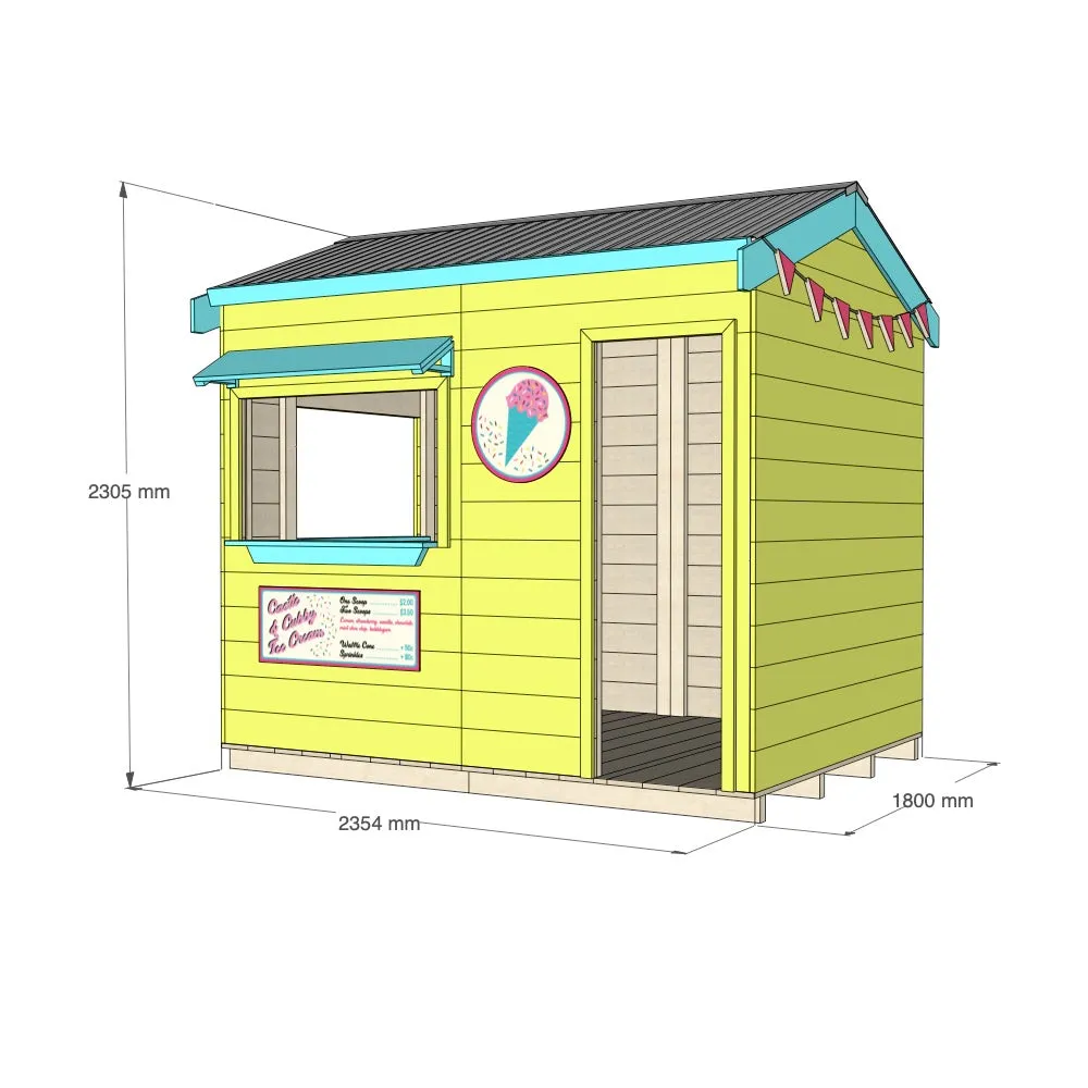 Ice Cream Shop Cubby House