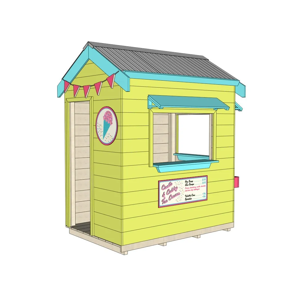 Ice Cream Shop Cubby House