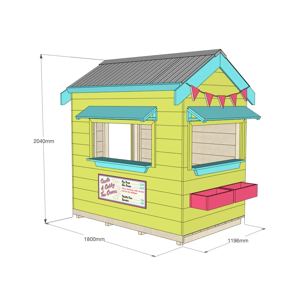 Ice Cream Shop Cubby House