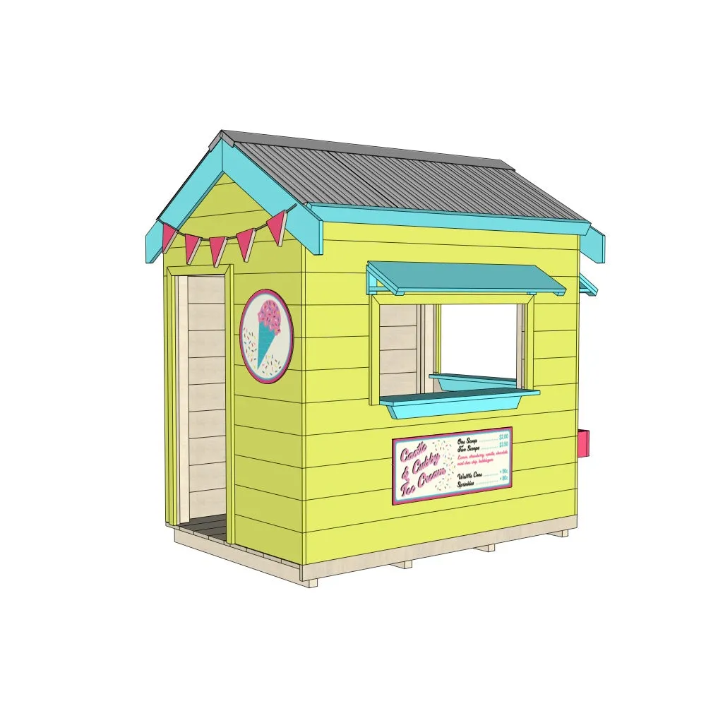 Ice Cream Shop Cubby House