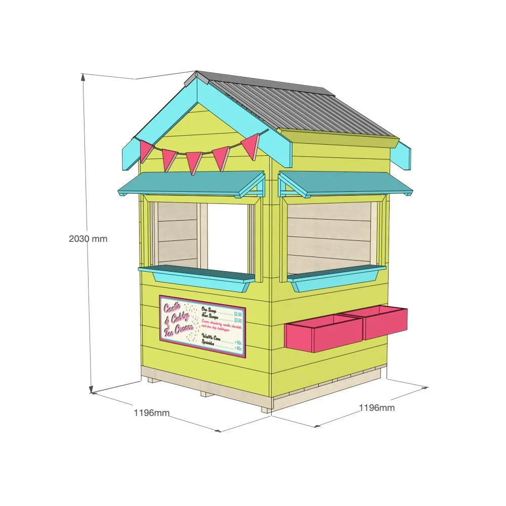Ice Cream Shop Cubby House