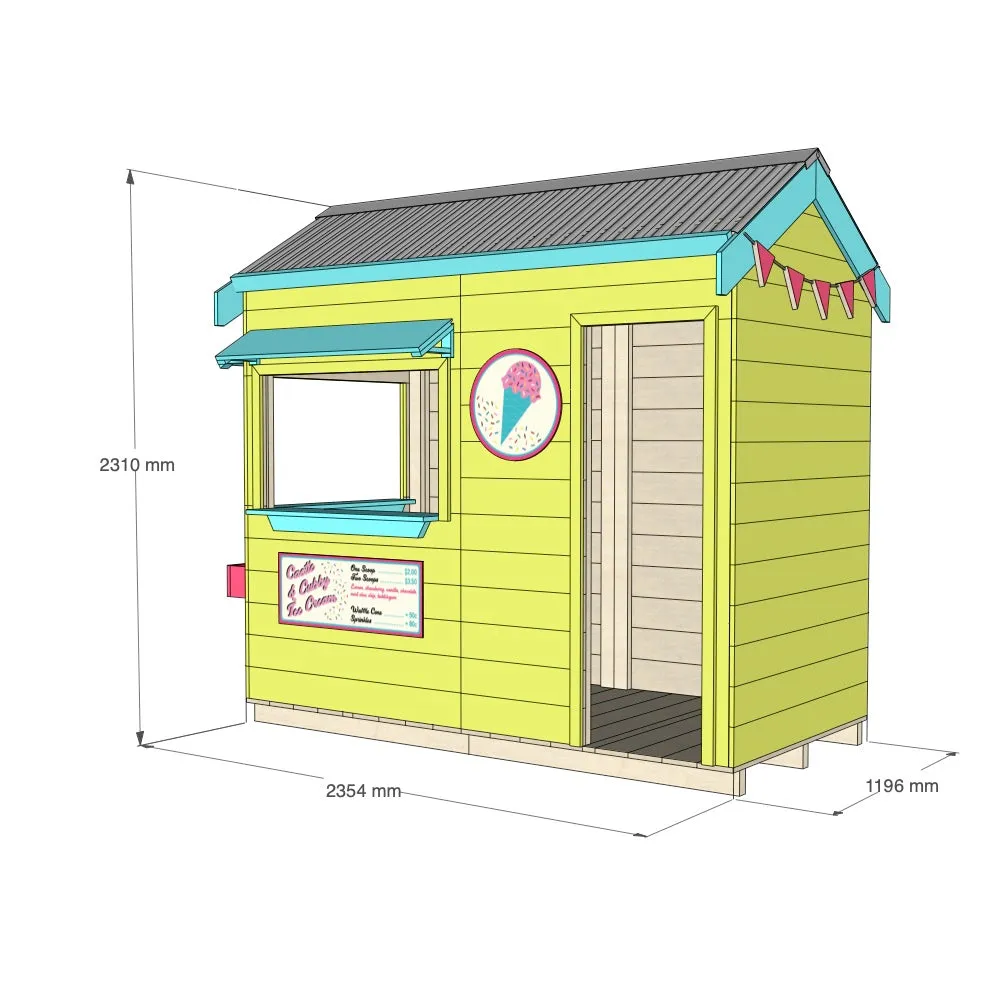 Ice Cream Shop Cubby House