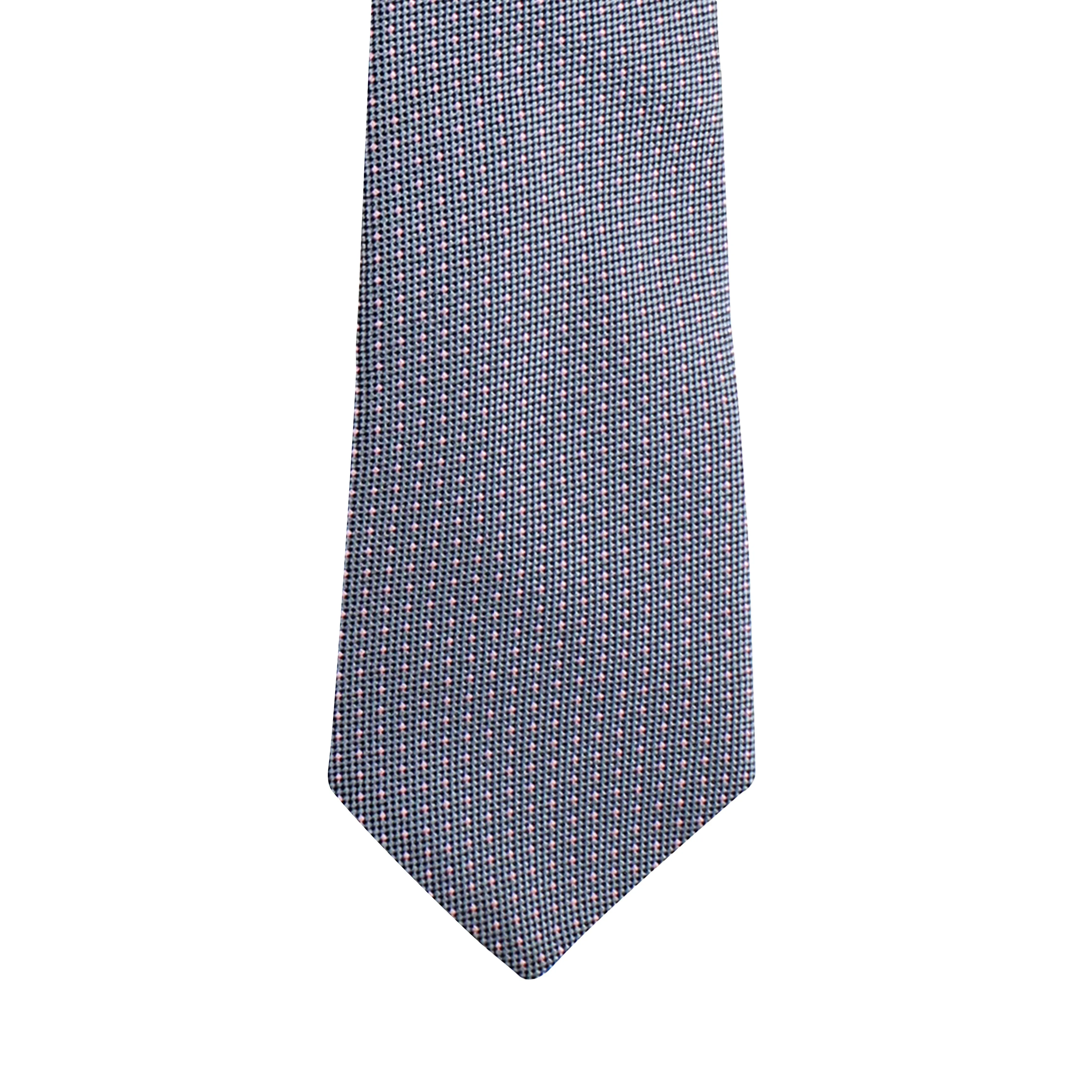 Kovove Gray Polka Dot Neck Tie For Men