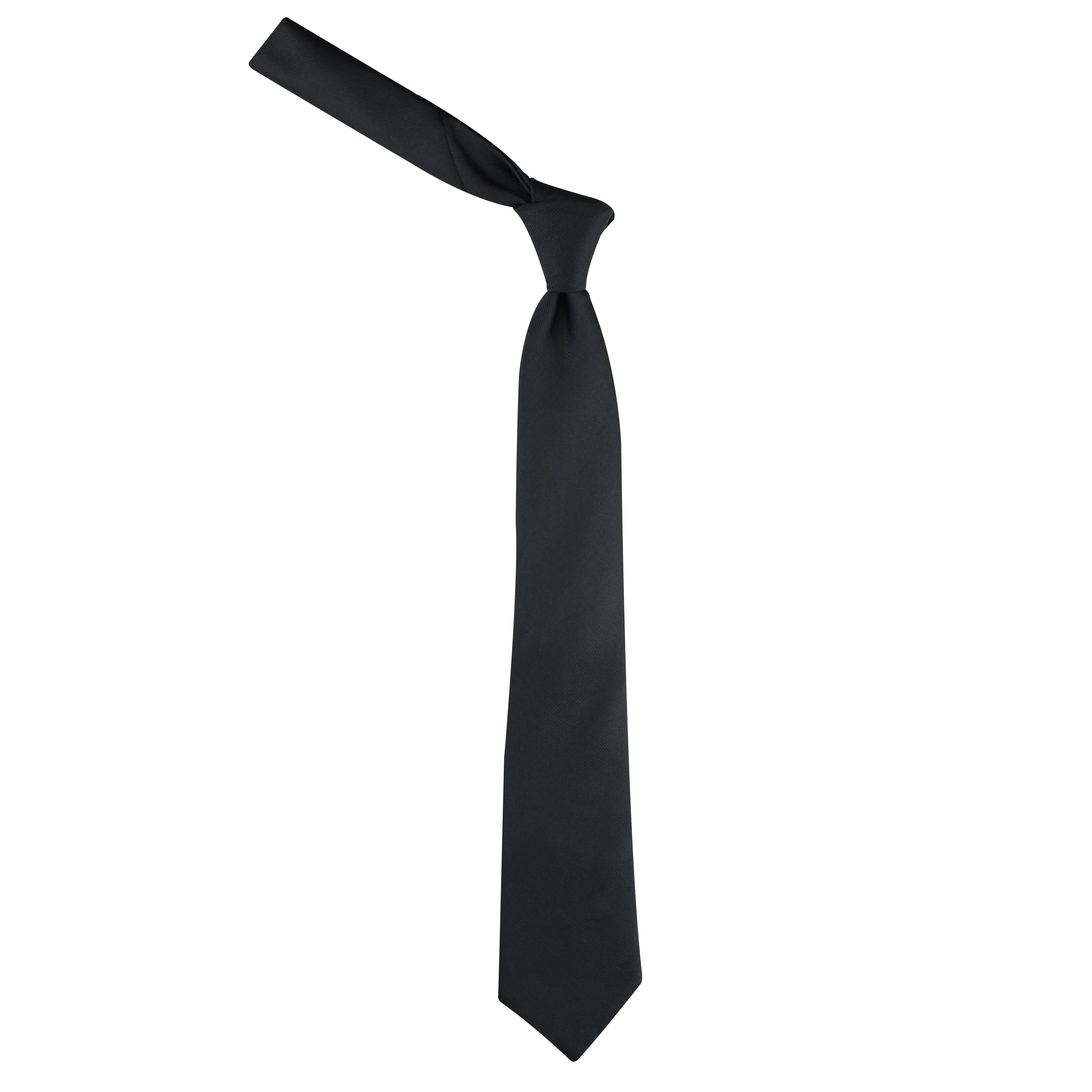 Kovove The Appealing Self Striped Black Necktie For Men