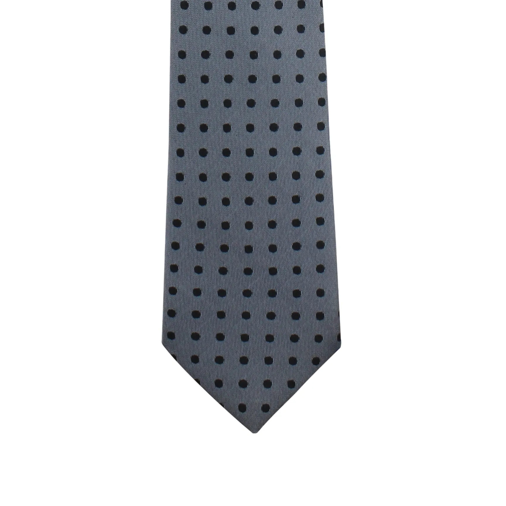 Kovove The Graceful Polka Dot Grey Necktie For Men