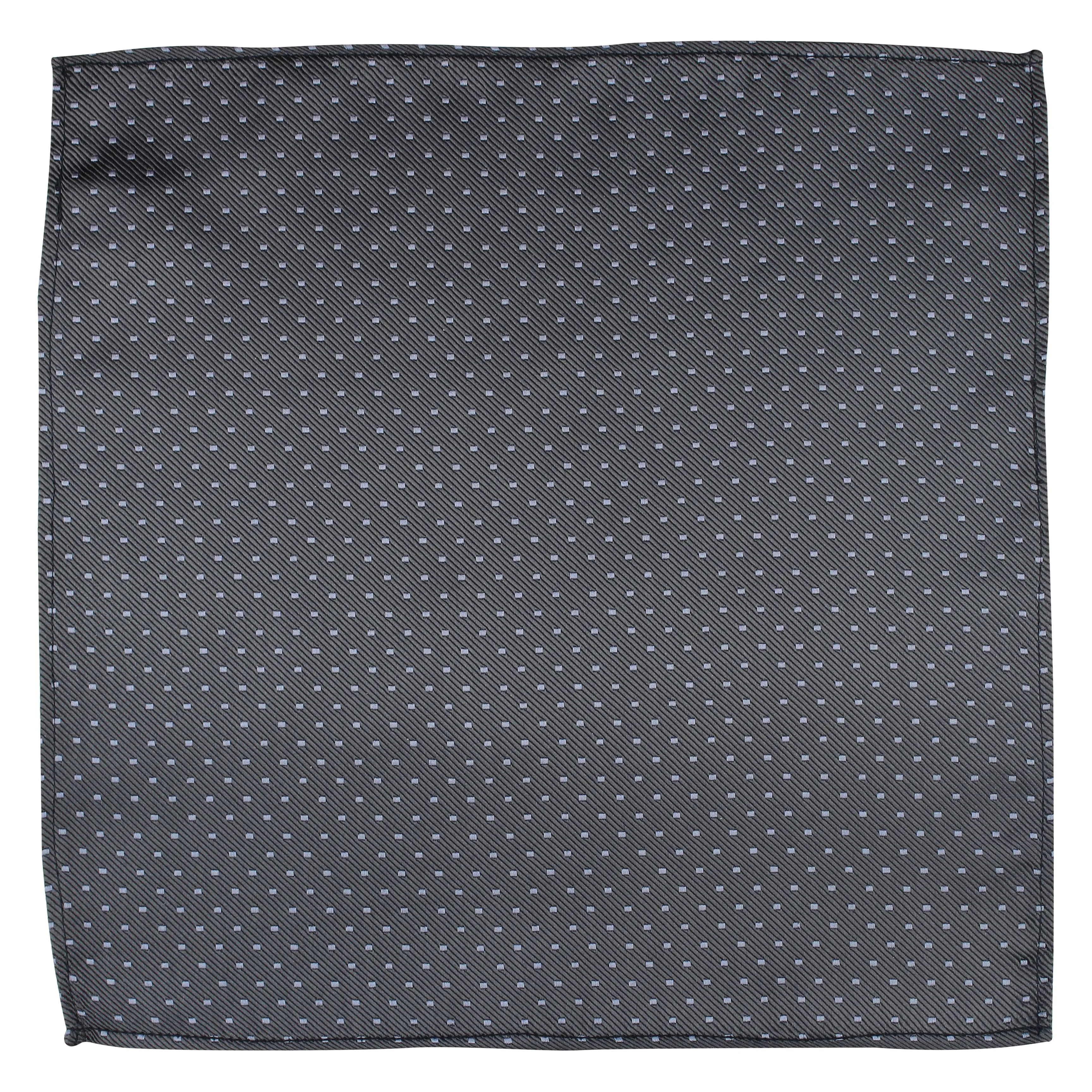 Kovove The Intellect Dash Abstract  Black Pocket Square For Men