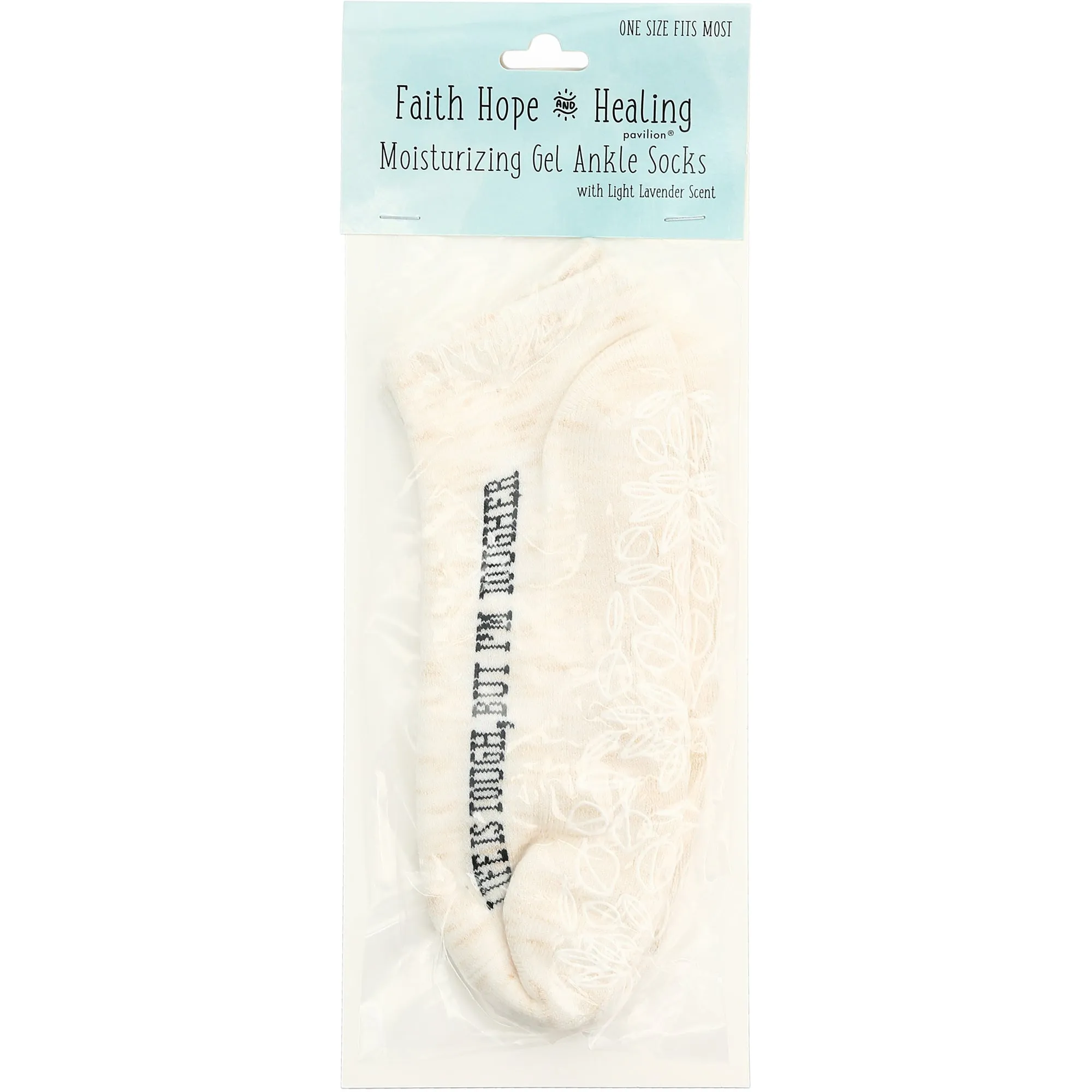 Life's Tough Low Cut, Moisturizing Gel Socks Scent: Light Lavender