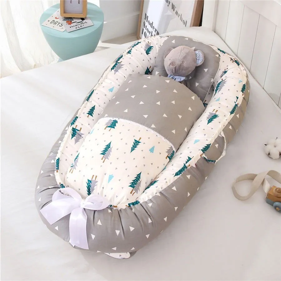 LovelyRLovely Cotton Breathable Folding Crib