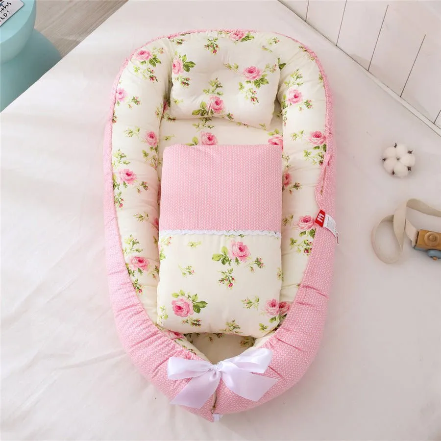 LovelyRLovely Cotton Breathable Folding Crib